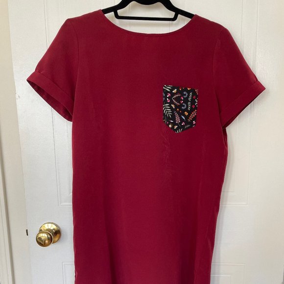 Silky T-shirt Dress - Picture 1 of 4